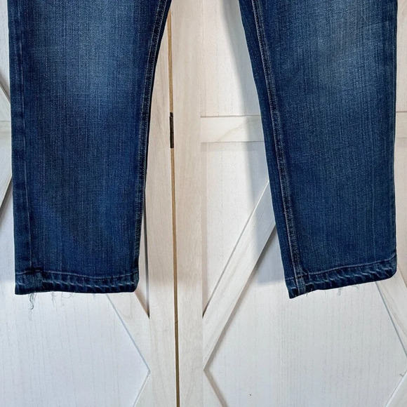 Current/Elliot The Cropped Straight Raw Hem Jeans - Picture 9 of 10